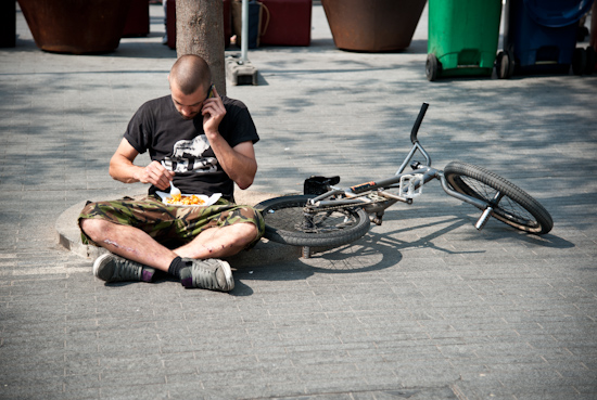 Bike break at Southbank, London