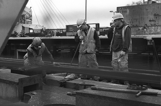 Rail work @ Charing Cross Station, London