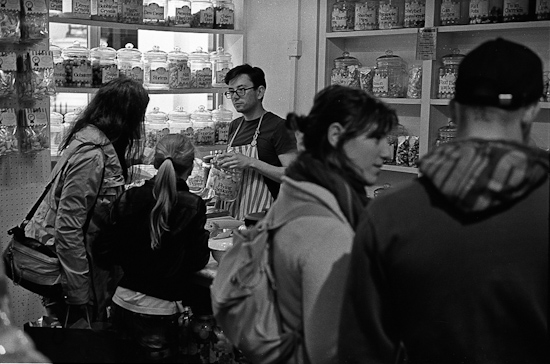 Sweet shop near Covent Garden, London