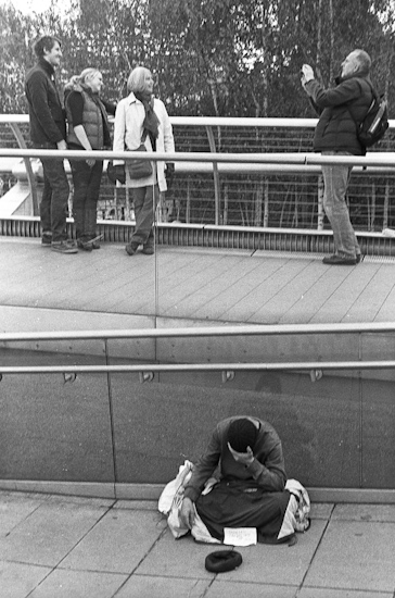 Different prospectives on Millennium Bridge, London