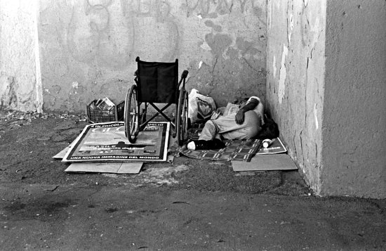 Sleeping rough, Rome