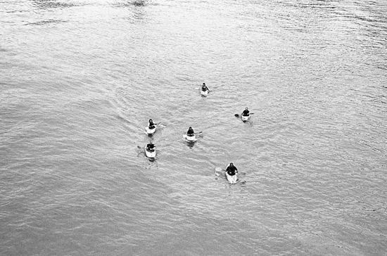 Kayaking on the River Thames, London