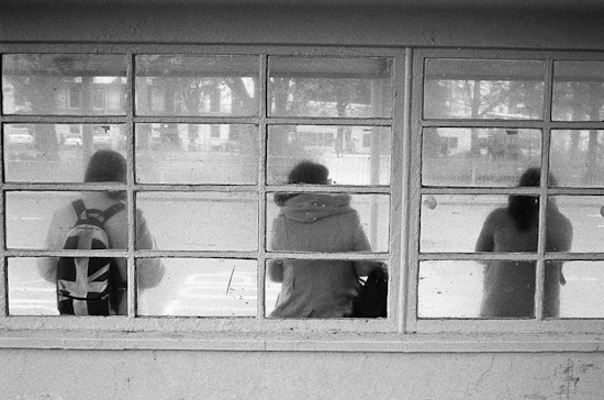 Bus stop, Brighton (UK)