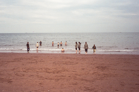 Swimming costume or rain jacket, Paignton (UK)