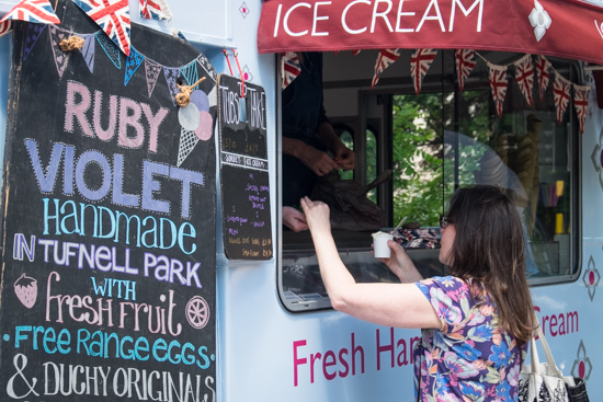 Ice cream van @ Brockley Market, London