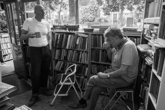 Tea break @ Walden Books, London