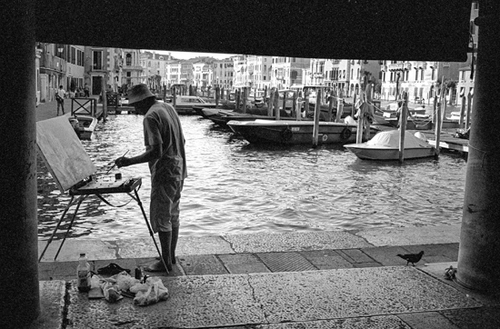 Painting in Venice (Italy)