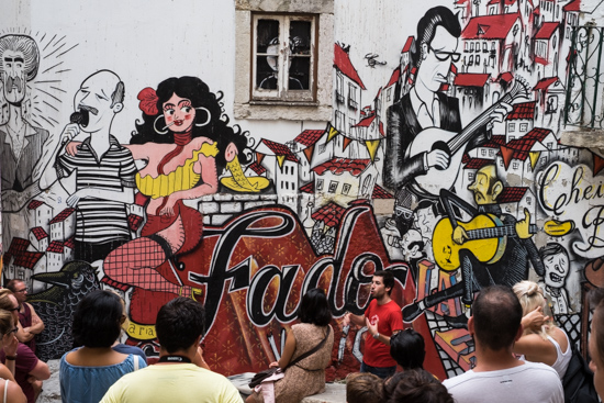 Fado in Alfama, Lisbon (Portugal) 