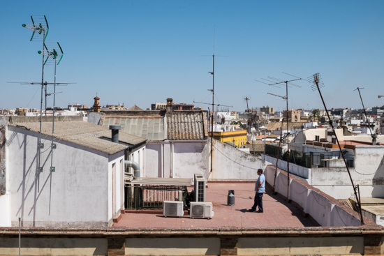 On the roof in Seville (Spain)