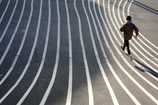 Running straight, Copenhagen (Denmark)