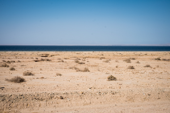 Desert and Salton Sea, Slab City (USA)