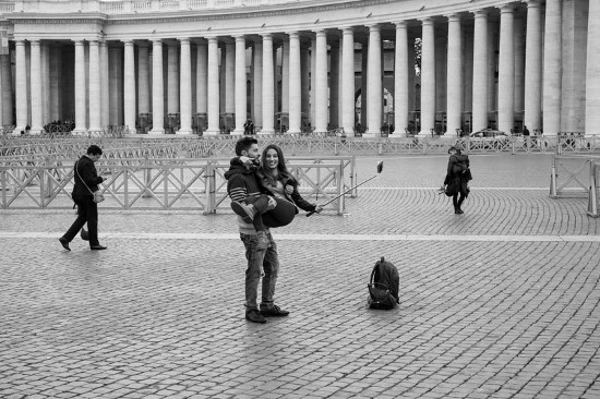 Selfie in St. Peter's Square, Vatican City