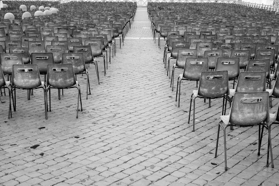 Empty seats, Vatican City 