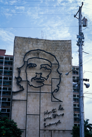 Che Guevara in Plaza de la Revolucioin, Havana (Cuba)