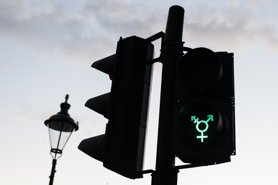 Transgender Traffic Lights, London