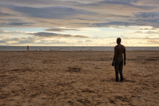 Crosby Beach & 'Another Place', Liverpool (UK)